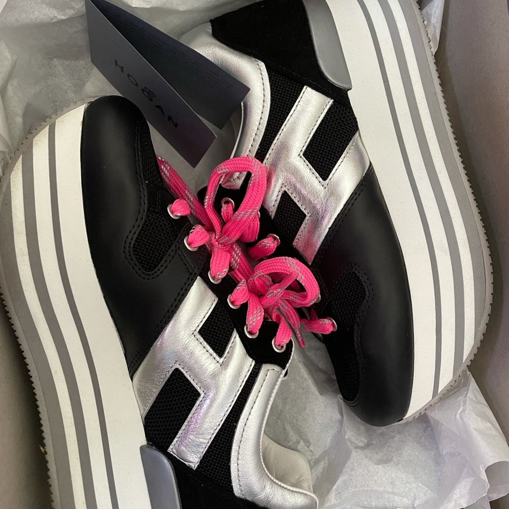 Hogan platform sneakers, size 37
